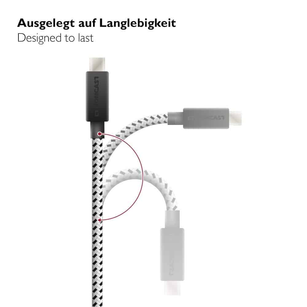 Lioncast PS5 Ladekabel 4m – USB C zu USB C