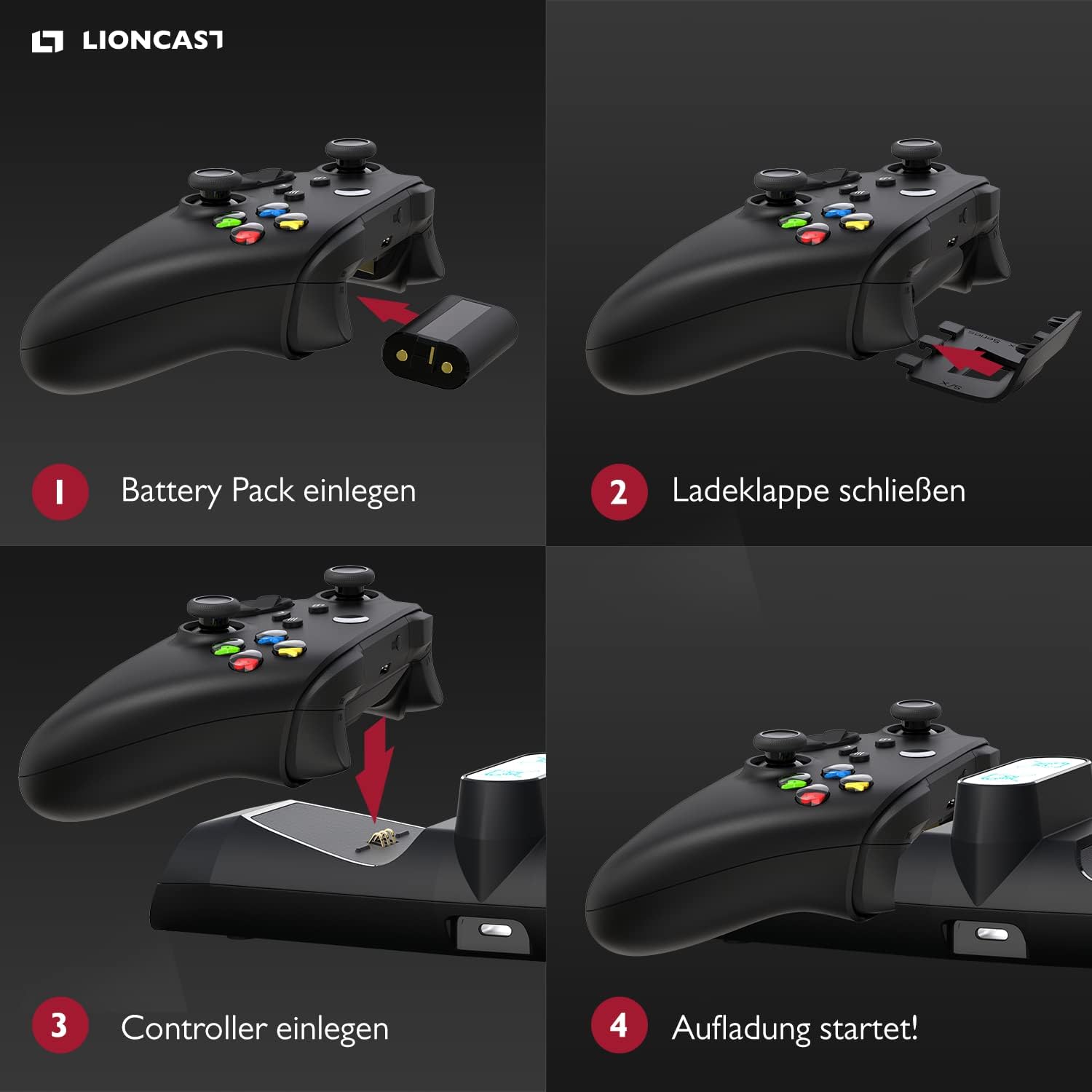 Lioncast Xbox Controller Ladestation