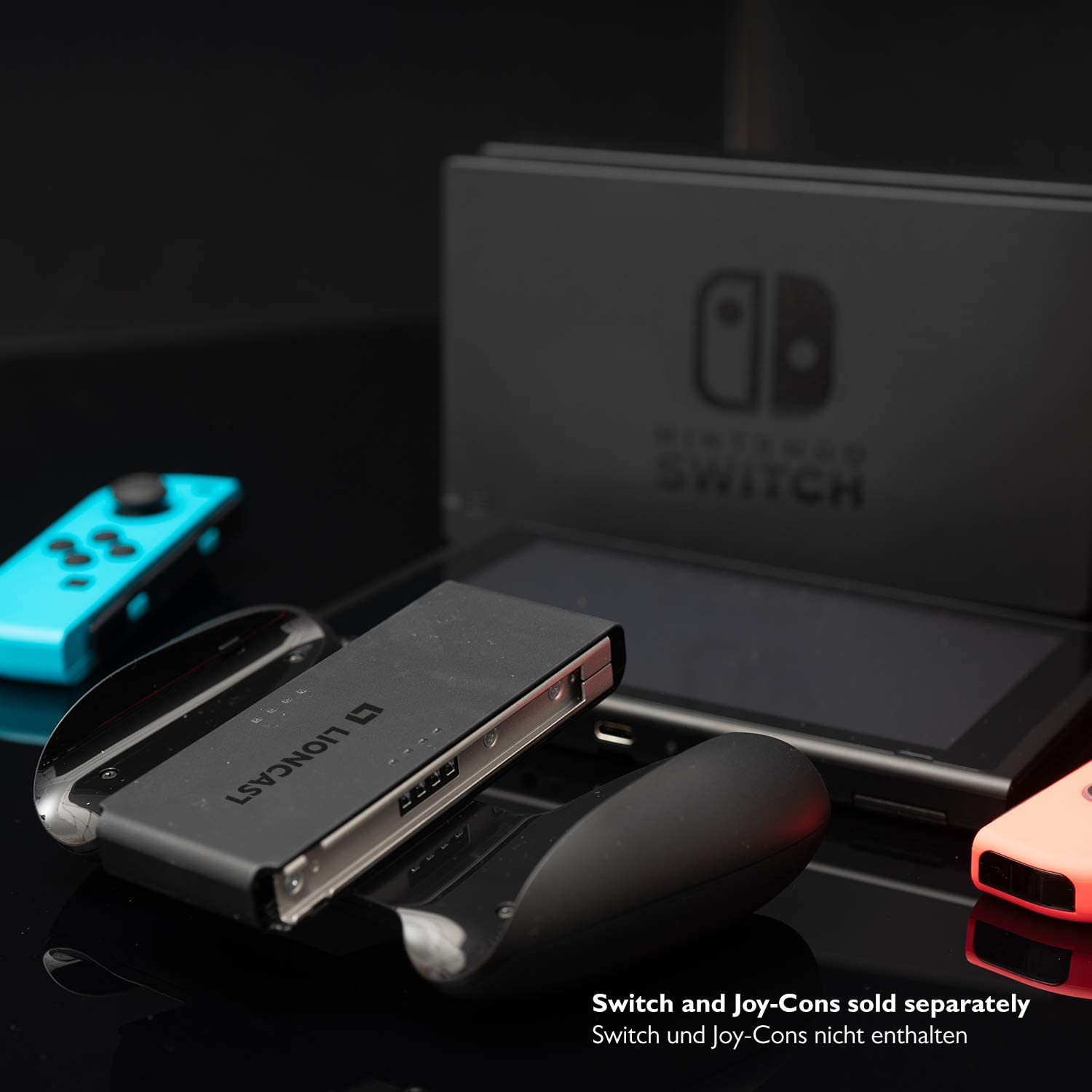 Lioncast Grip Ladestation für Nintendo Switch Controller