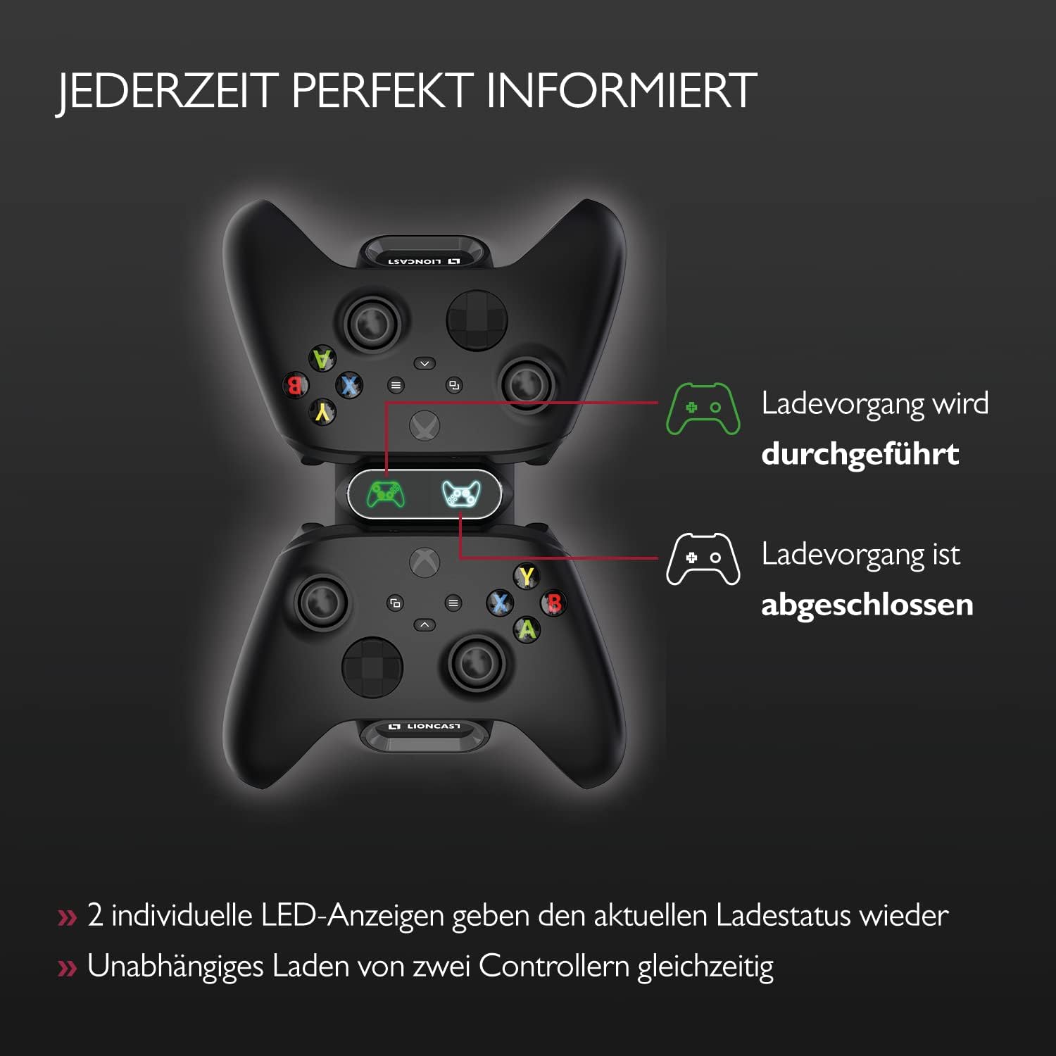 Lioncast Xbox Controller Ladestation