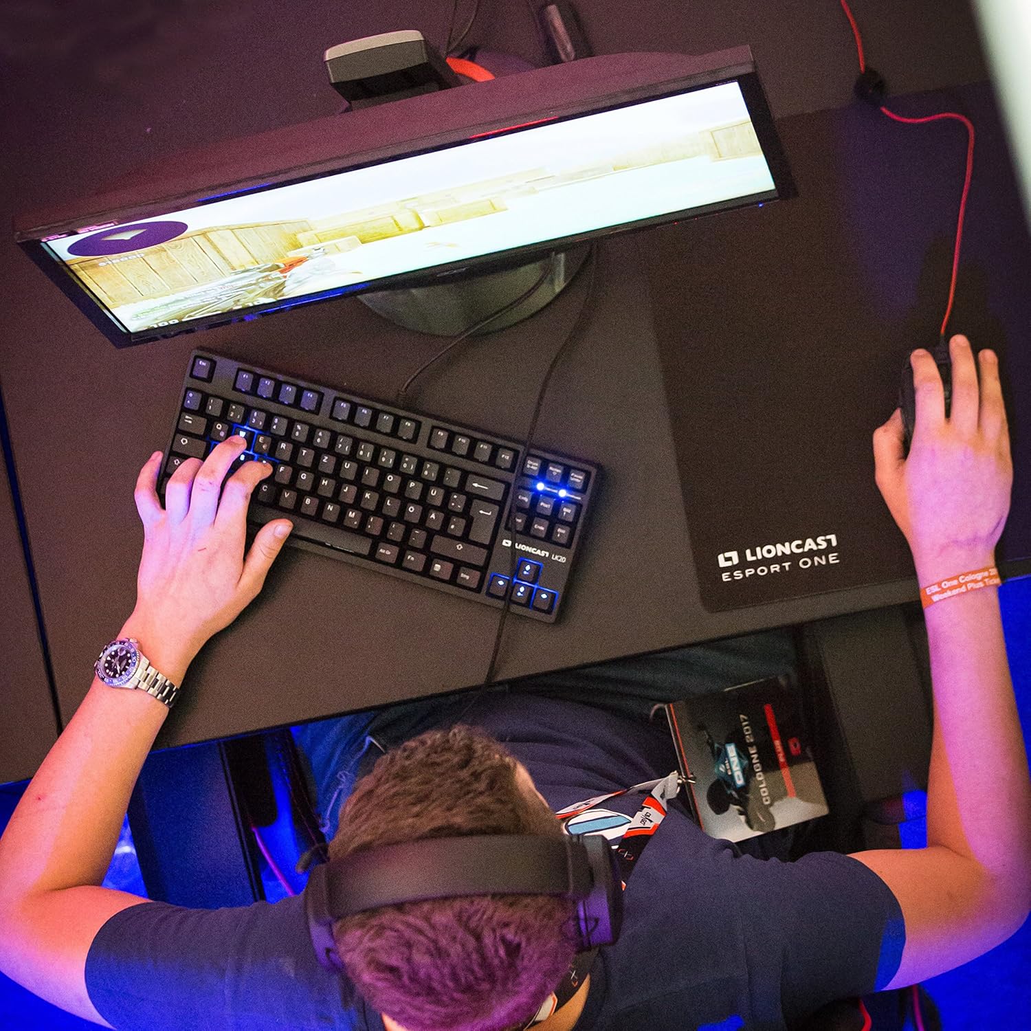 Lioncast Esport One Black Edition Gaming Mauspad