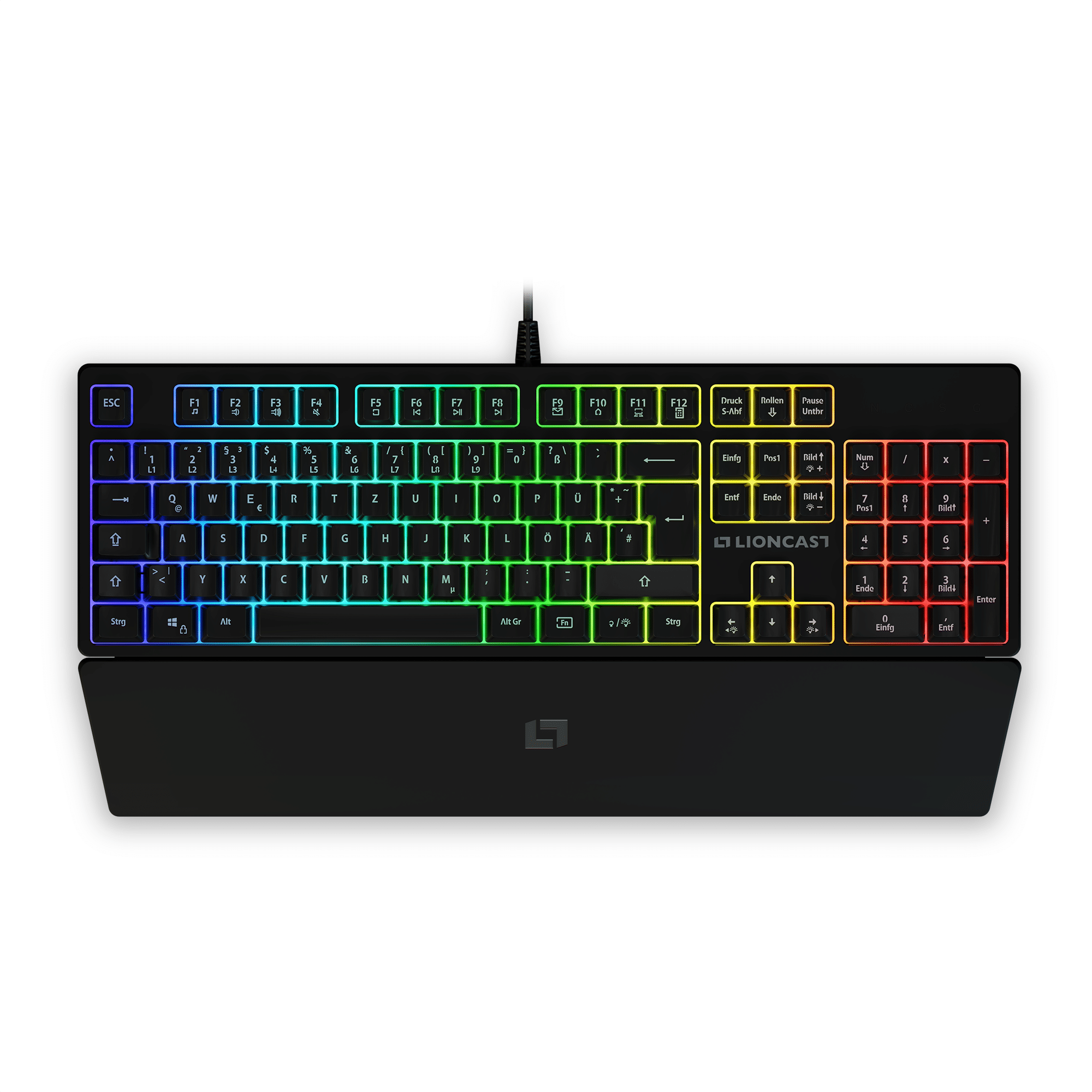 Lioncast LK100 RGB Gaming Tastatur