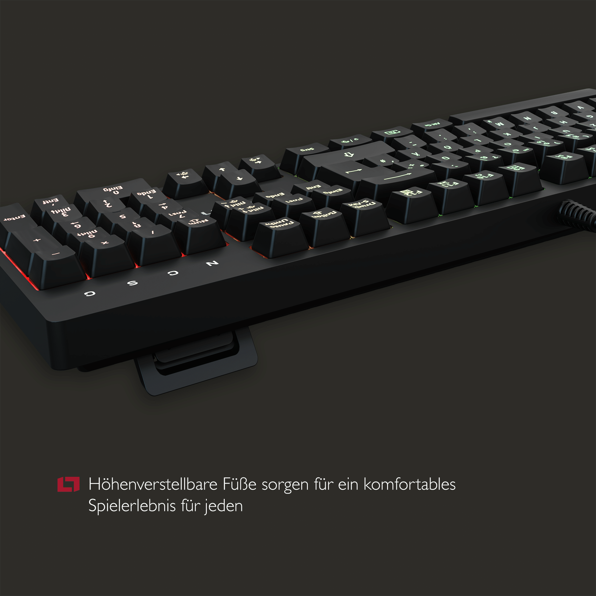 Lioncast LK100 RGB Gaming Tastatur