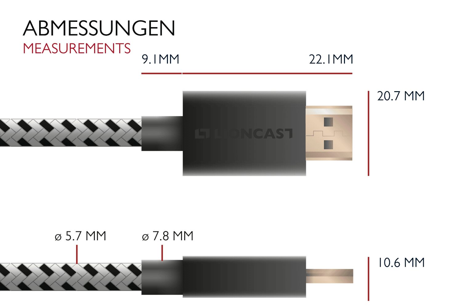 Lioncast Ultra High Speed HDMI 2.1 Kabel