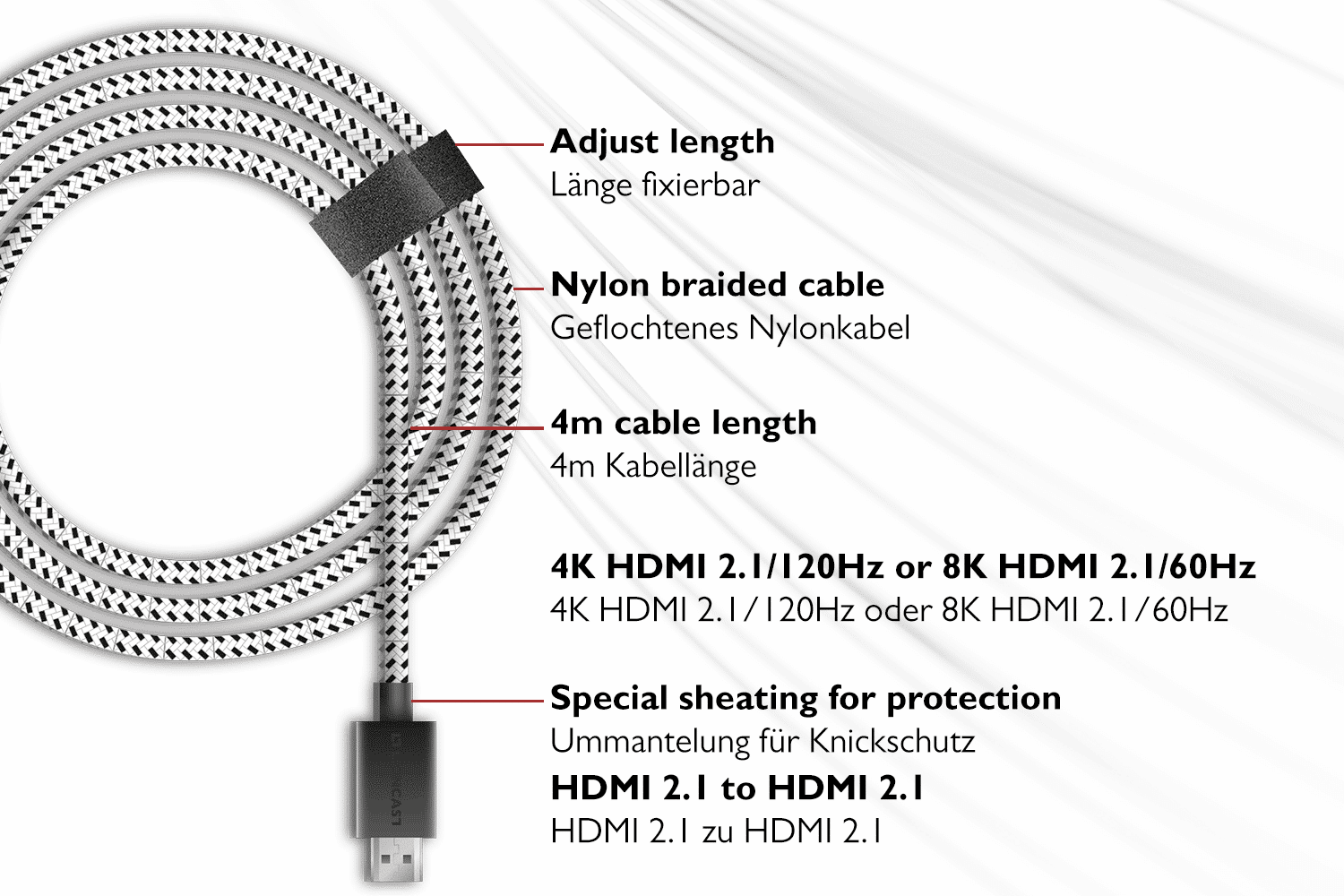 Lioncast Ultra High Speed HDMI 2.1 Kabel