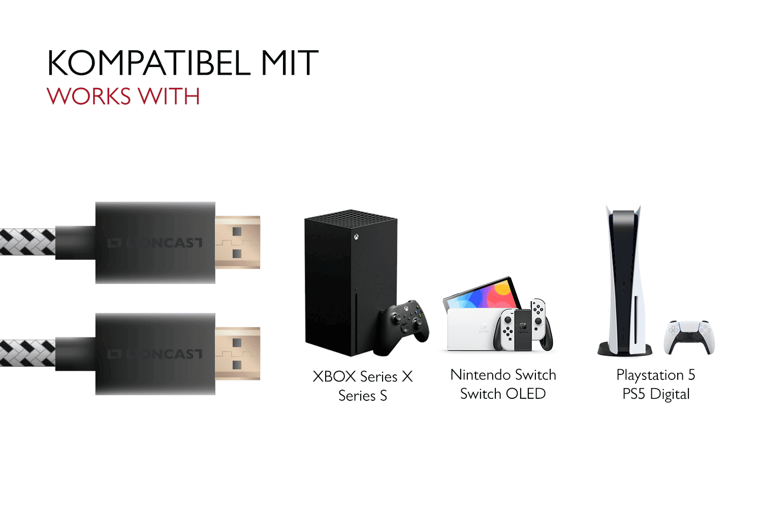 Lioncast Ultra High Speed HDMI 2.1 Kabel