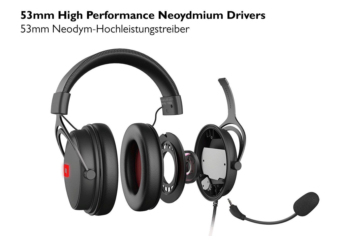 Lioncast LX55 Pro Gaming Headset - B-Ware