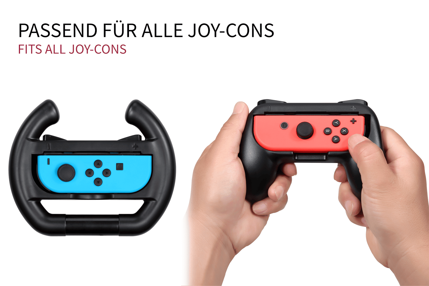 Lioncast Lenkrad & Griff für Nintendo Switch