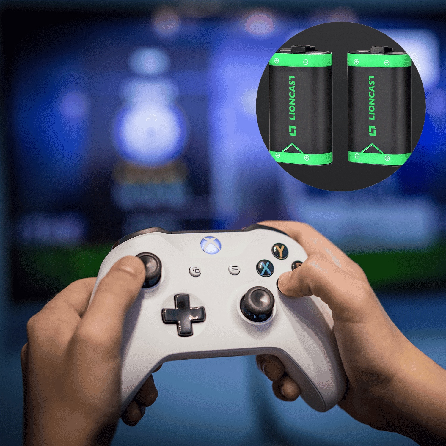 Lioncast Batterien für Xbox Controller