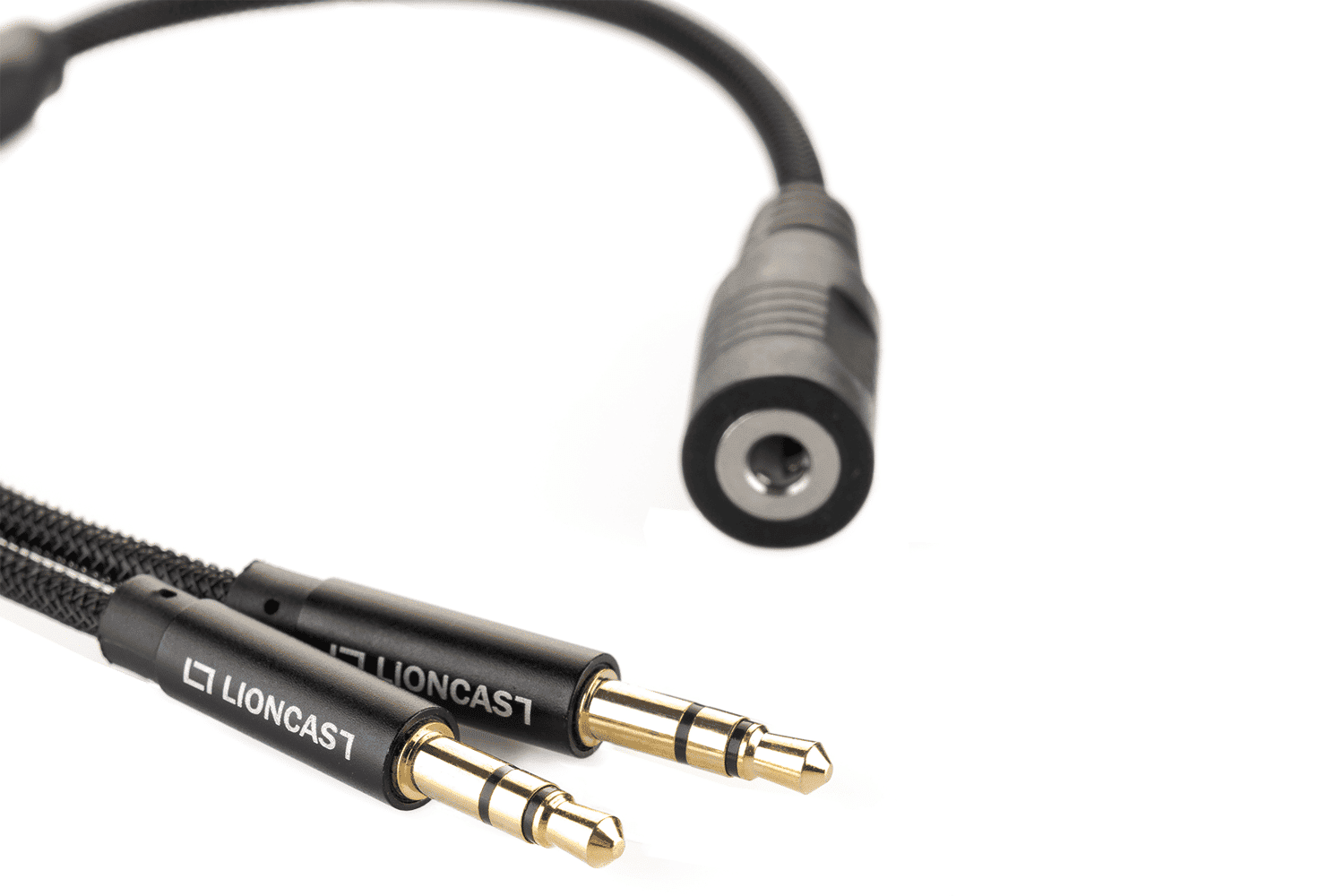 Lioncast Headset Mikrofon Y-Adapter