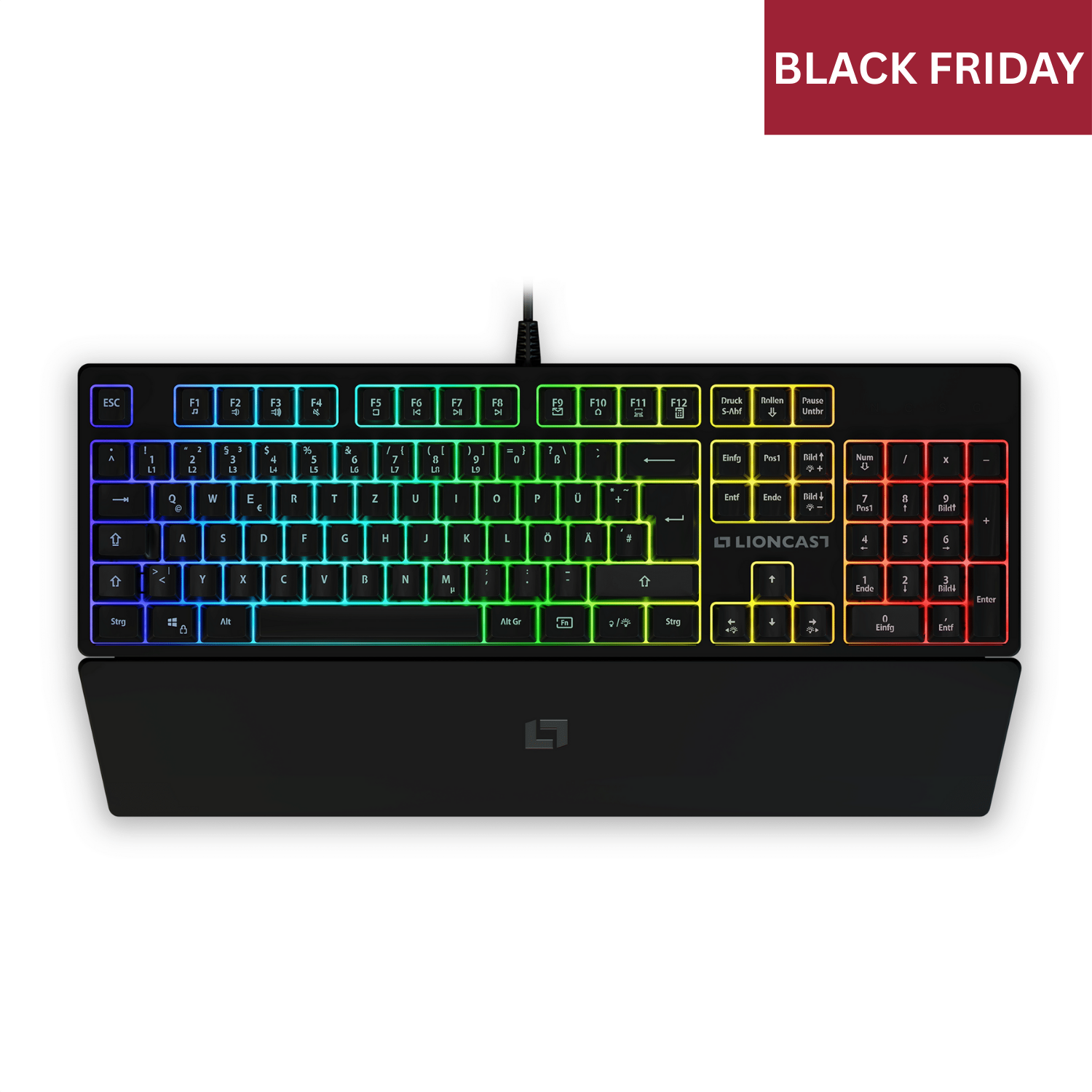 Lioncast LK100 RGB Gaming Tastatur