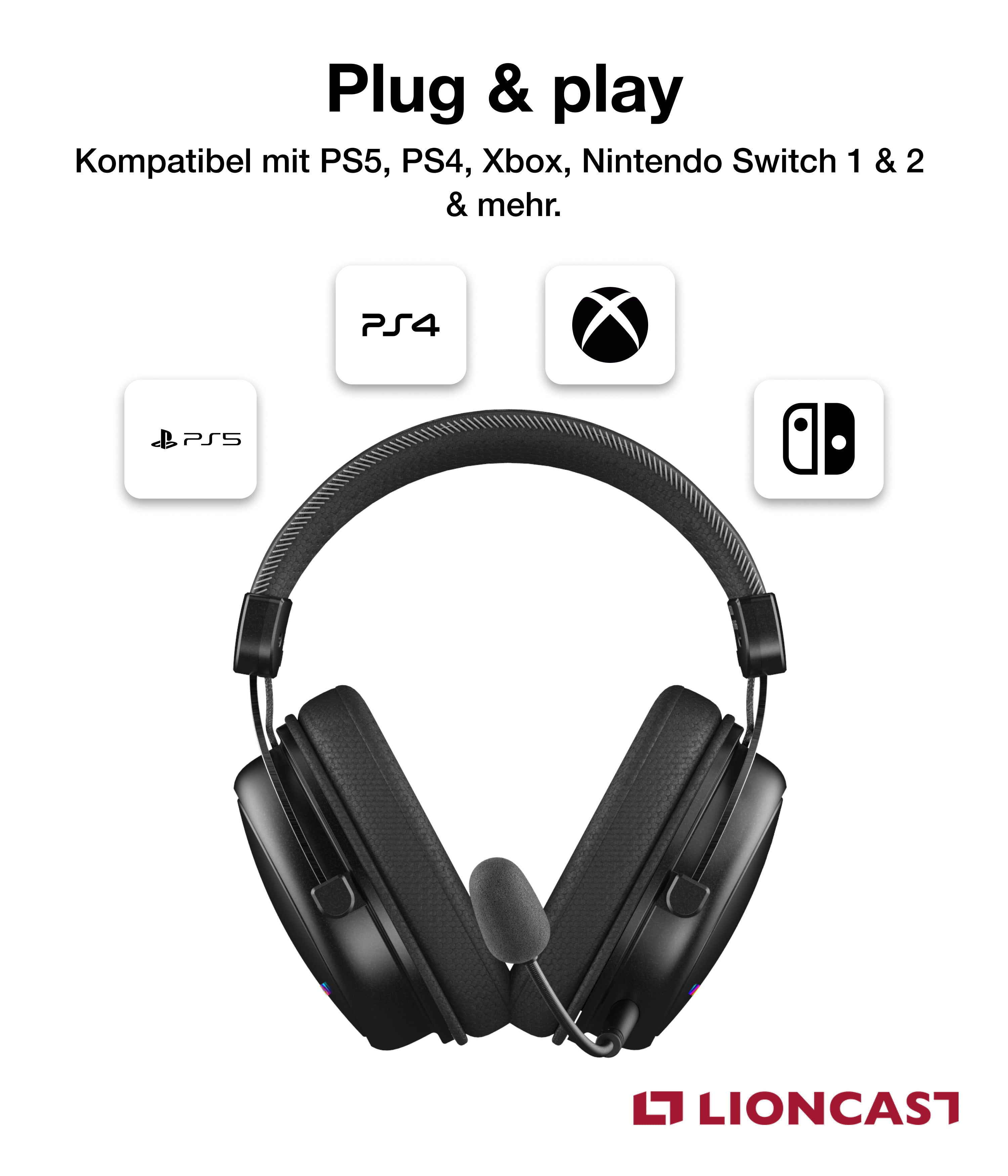 LX80 Wireless Gaming Headset