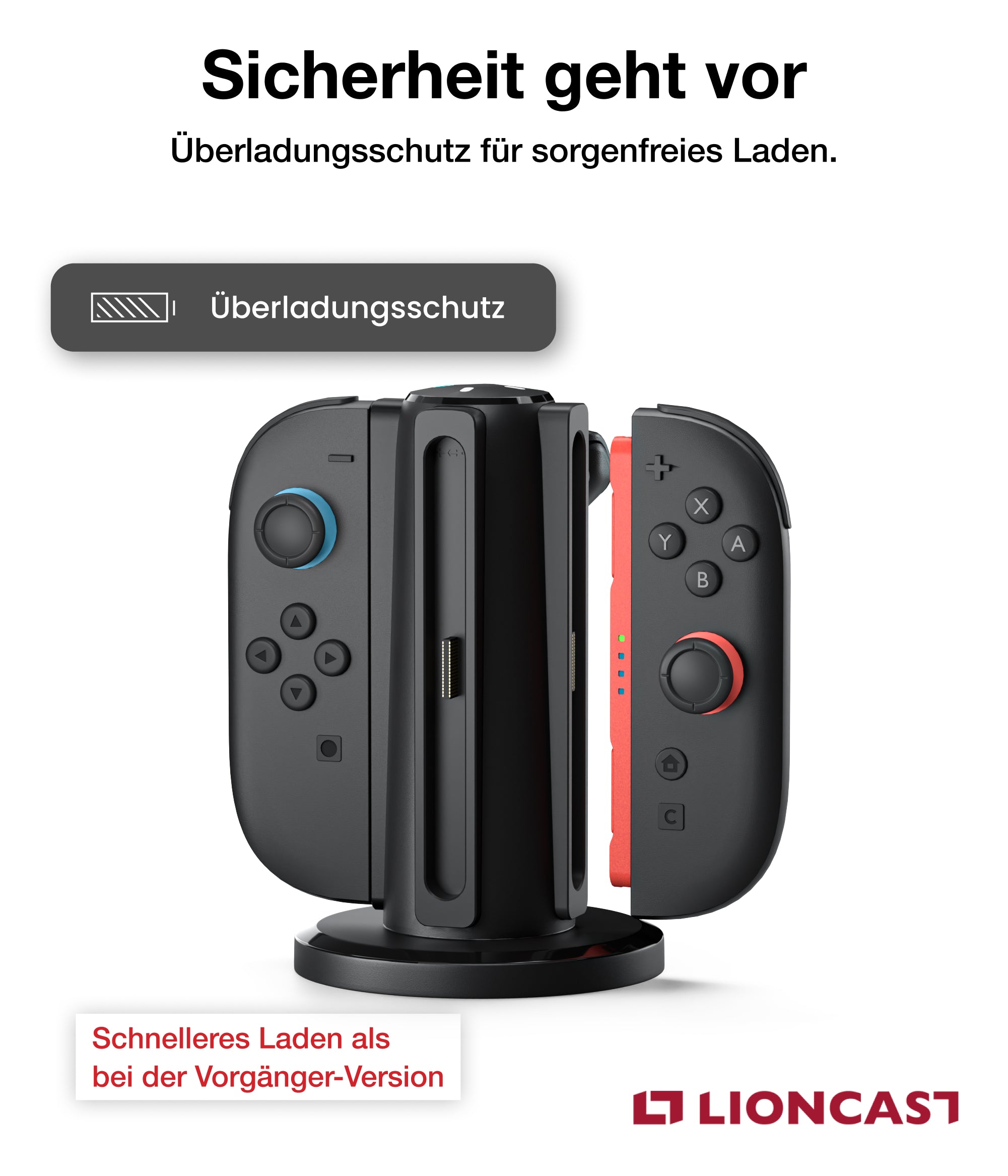 Lioncast Joy-Con Charger Nintendo Switch 2