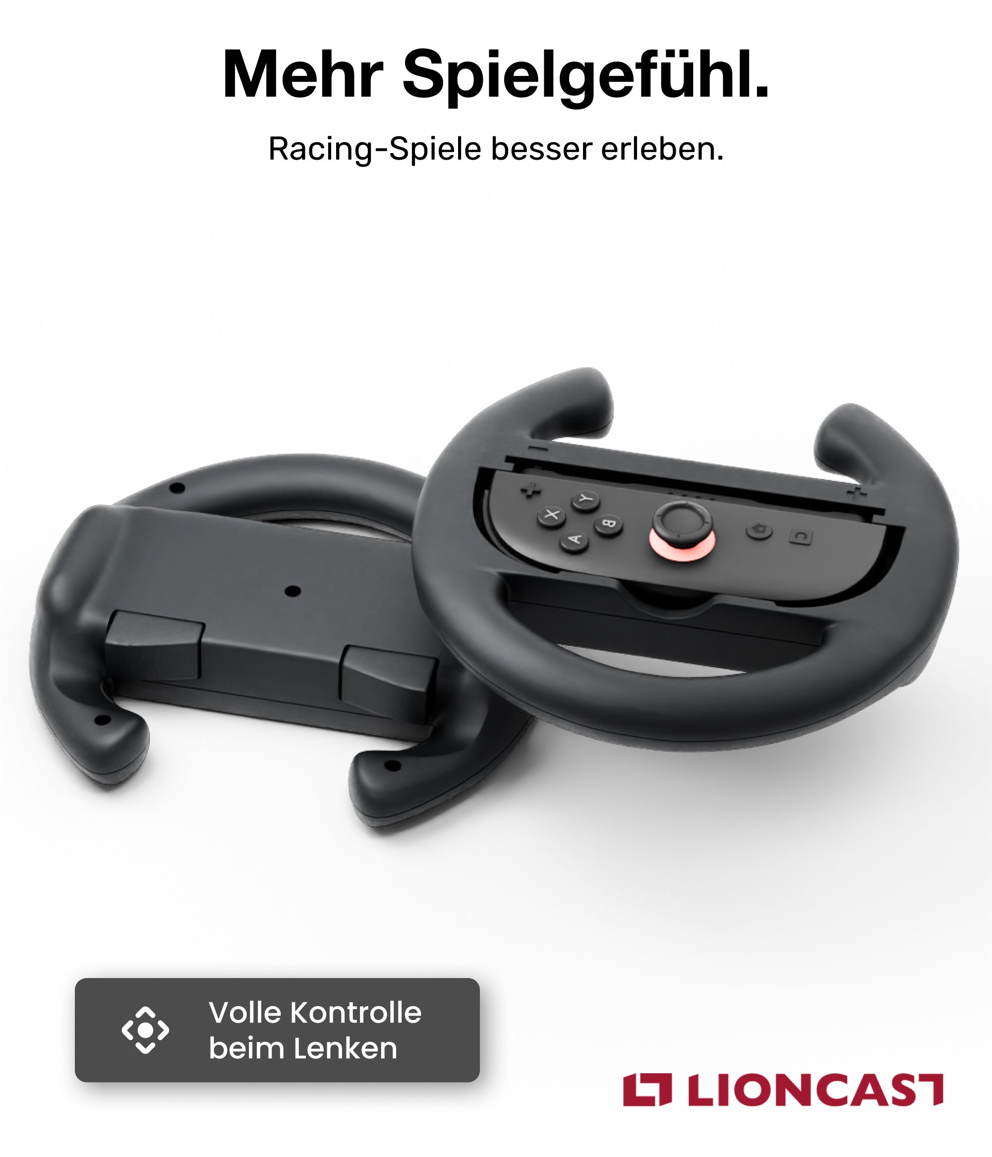 Lioncast Lenkrad für Nintendo Switch 1&2