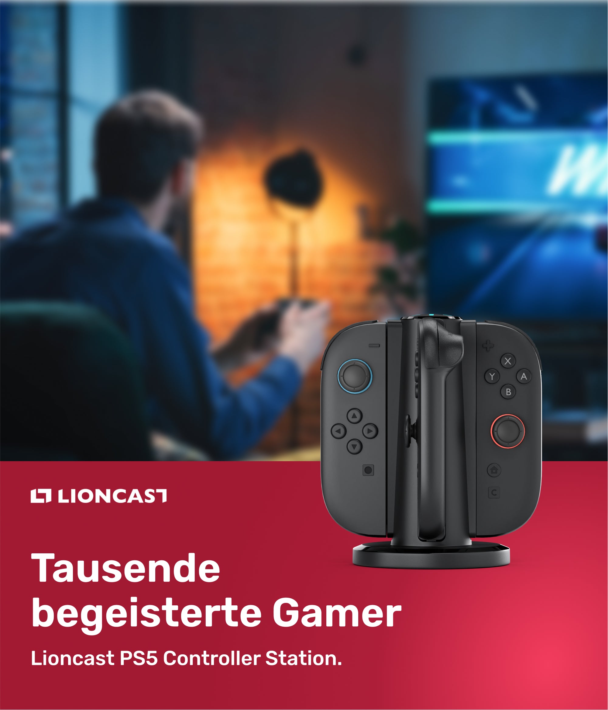 Lioncast Joy-Con Charger Nintendo Switch 2