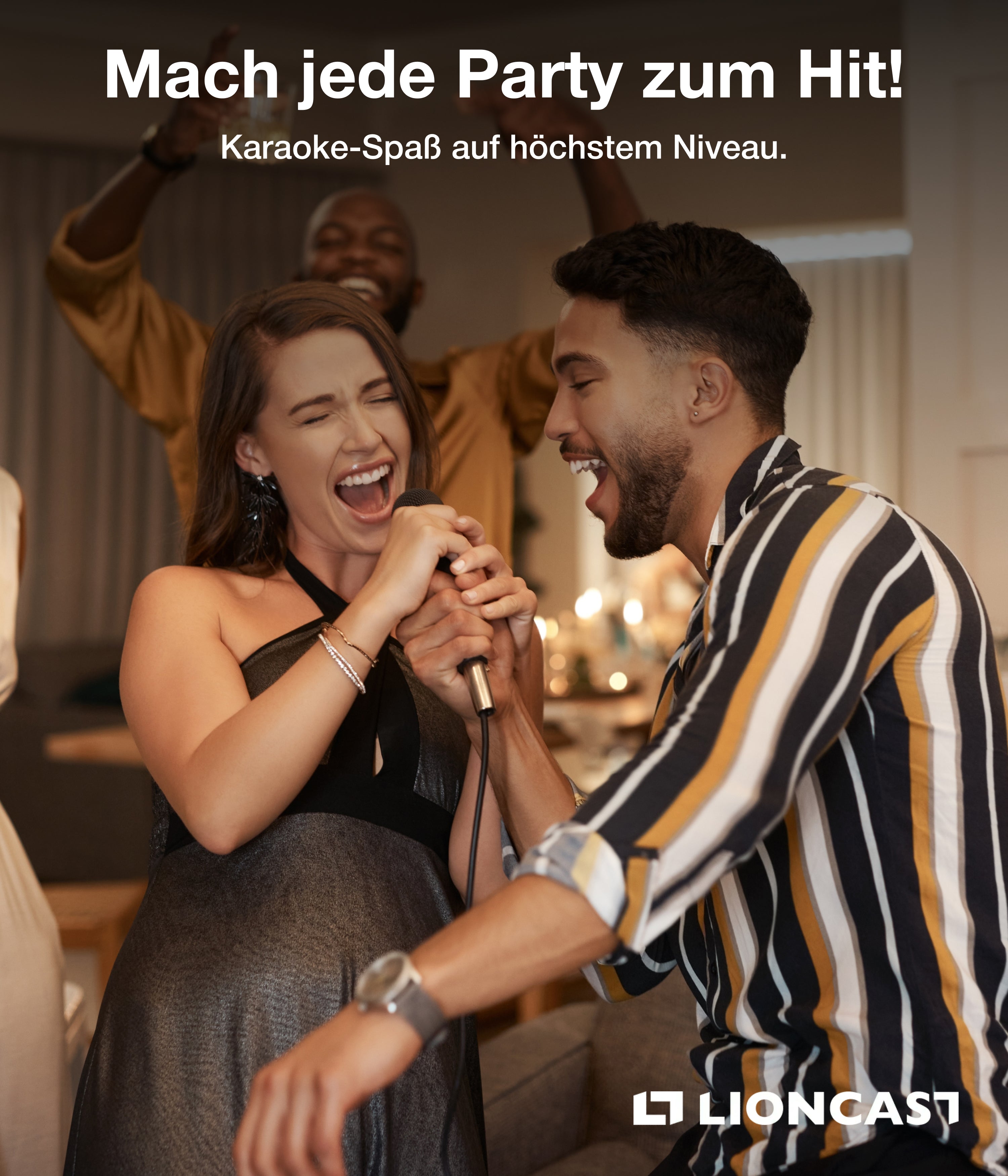 Lioncast Mikrofon für Karaoke (2er Set)