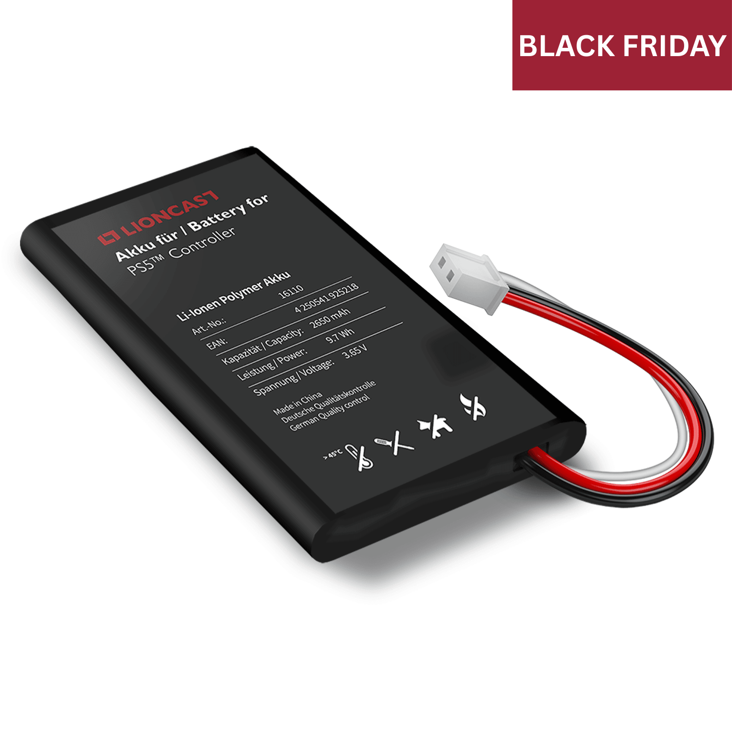 Lioncast Akku für PS5 Controller