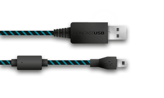 Lioncast Ladekabel PS4 / Xbox One 4m