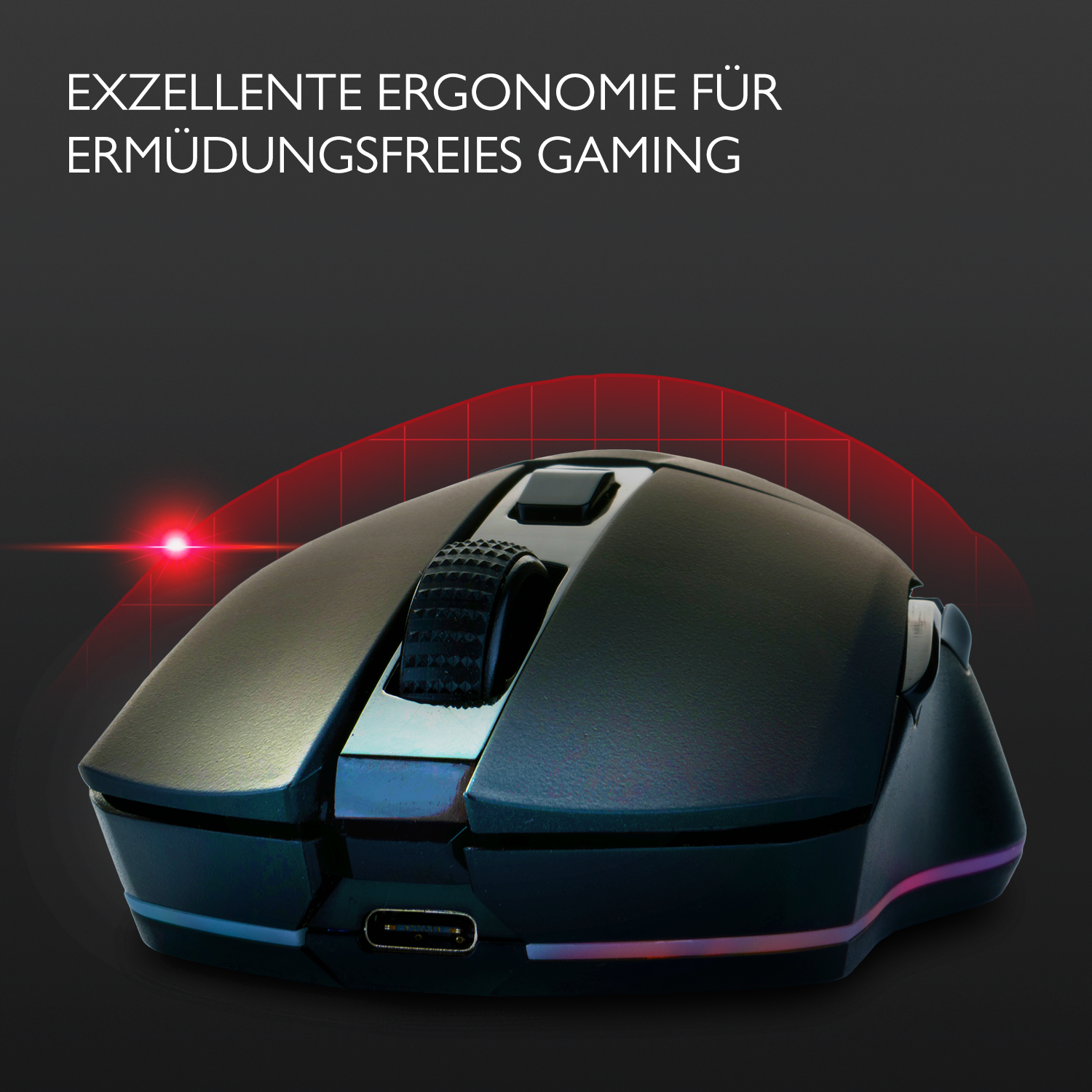 Lioncast LM45 Gaming Maus