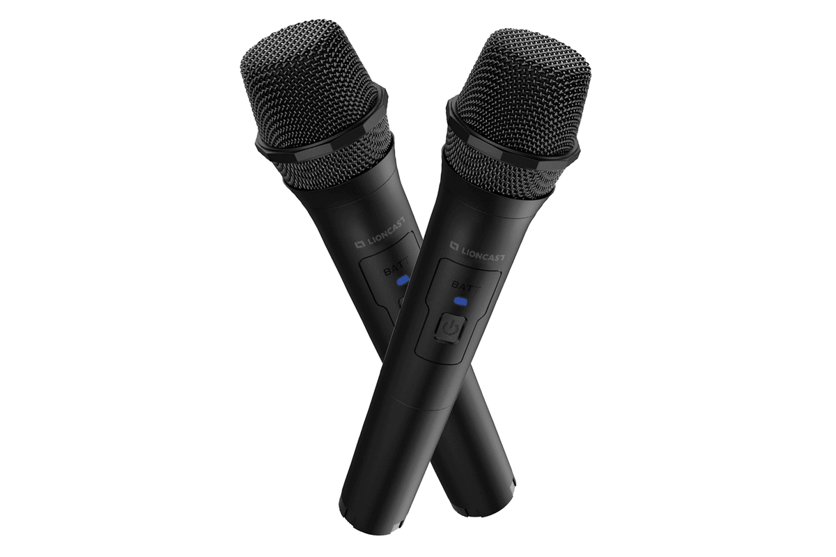 Lioncast® Microphone Bluetooth sans Fil [Ensemble de 2] - pour PS5